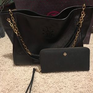 Black Tory Burch purse